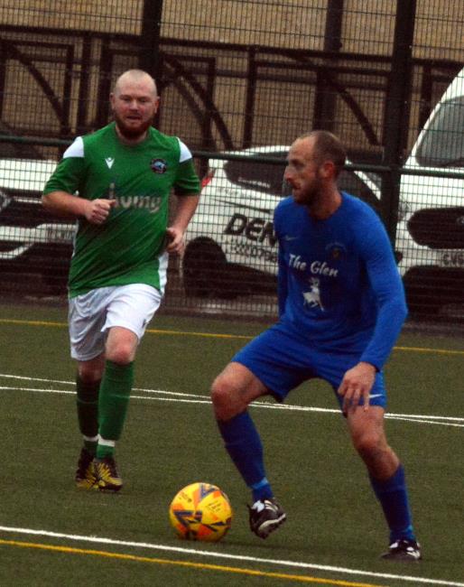 Jamie Palmer - opened the scoring for Merlins Bridge