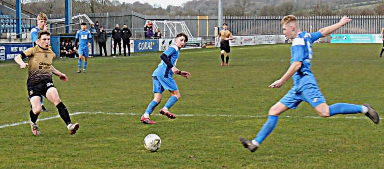 Jamie Thomas clears the danger