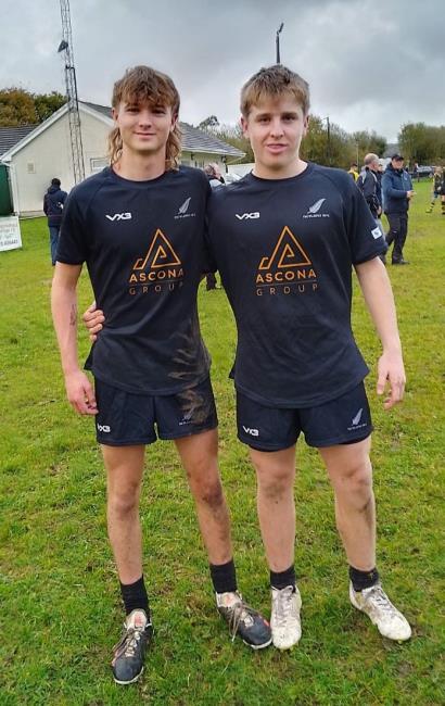 Neyland youth players making their senior debut - Jasper Endine and Rhys Power