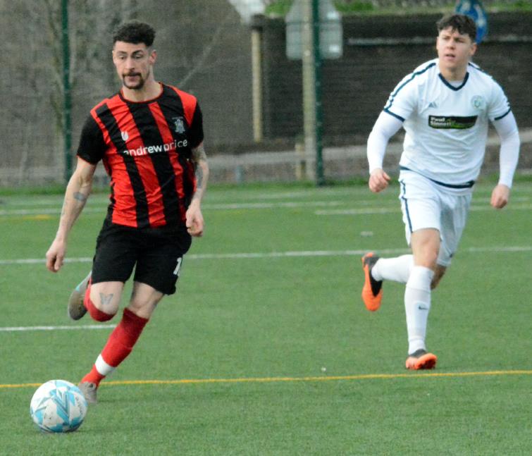 Jerome Mansbridge - also scored twice for Tenby