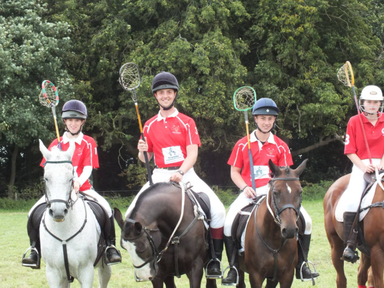 Jerry Owen and rest of Polocrosse team