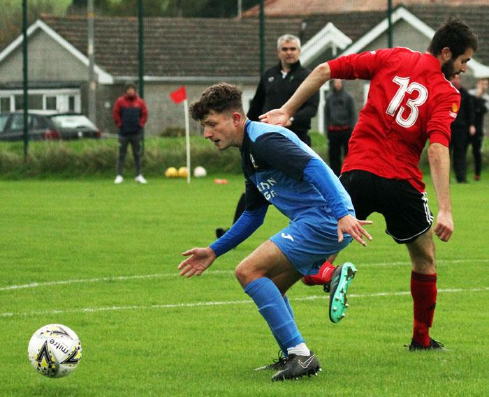 Jimmy Wilkes scored twice for Monkton. Picture Susan McKehon