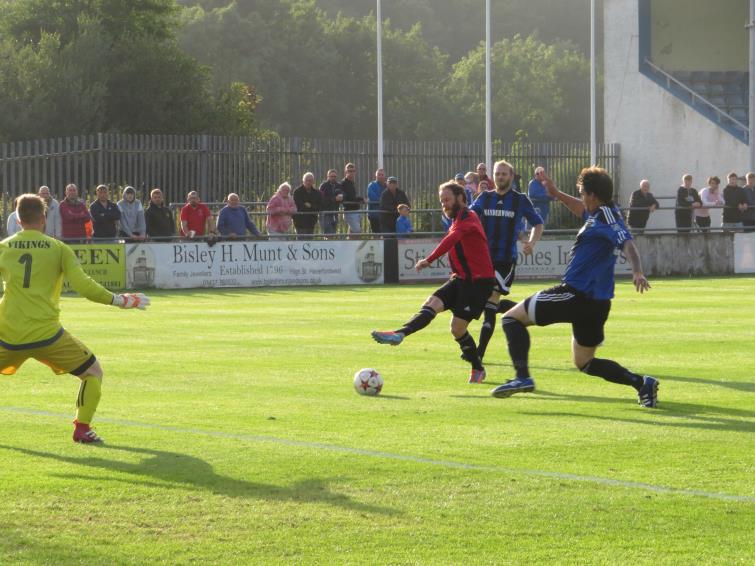 Lee Hugell scores early opener