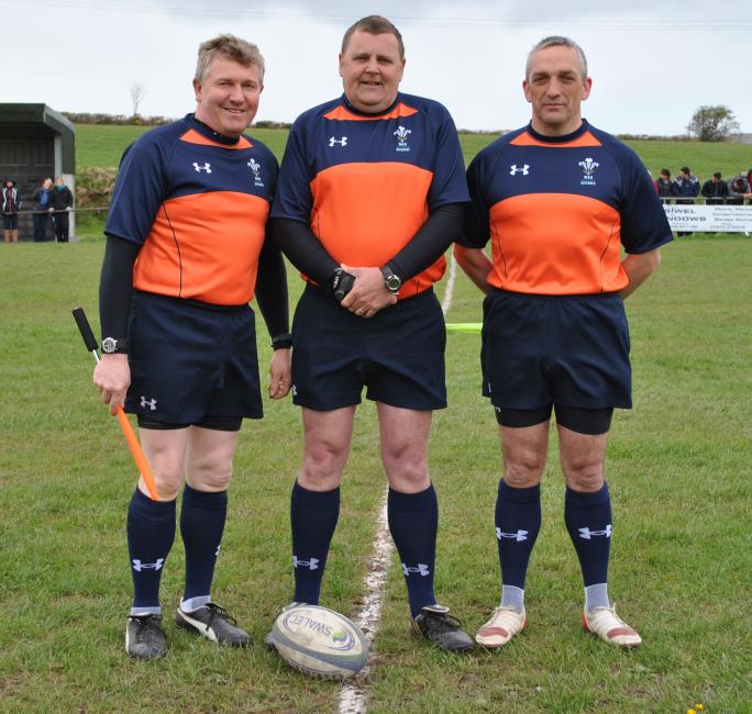 Marc James, David Byrne and Huw Jones