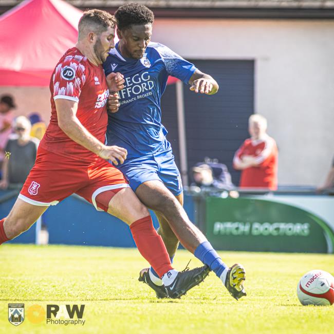 Tyrese Owen put under pressure in midfield