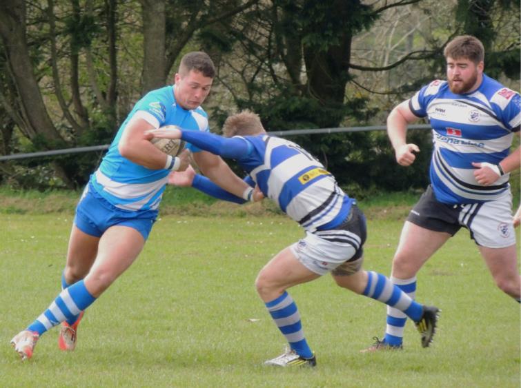 Ollie Reyland makes a break