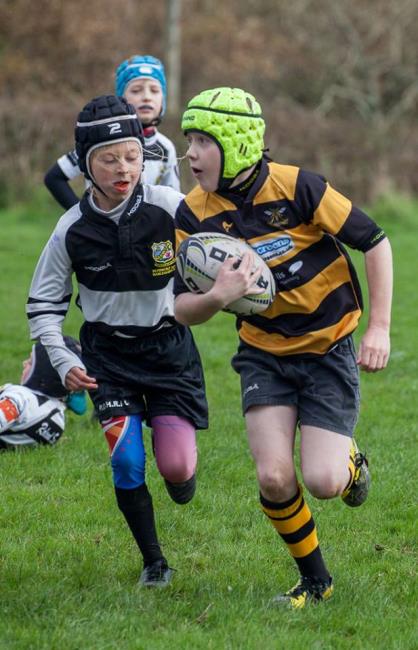 Oscar on the burst in rugby