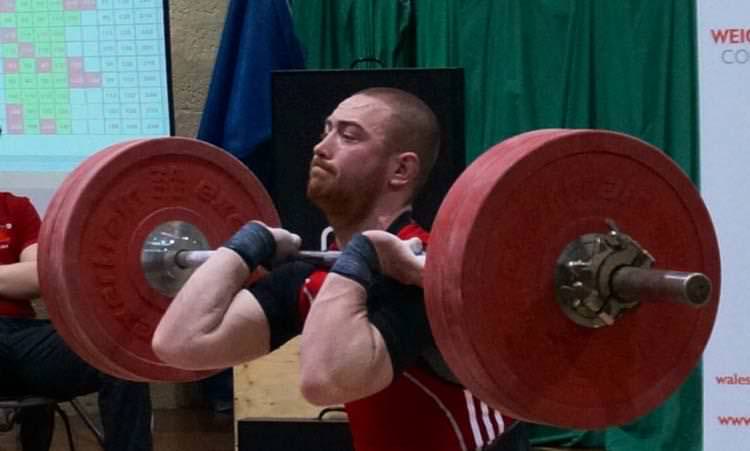 Owain is on the way in the weight lifting world