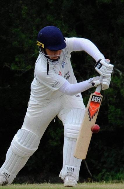 Owen Phelps in batting action
