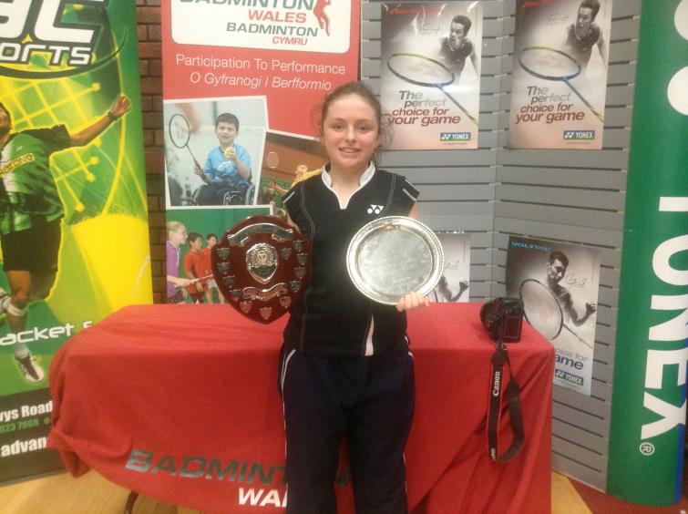 Lowri’s already a badminton starlet!