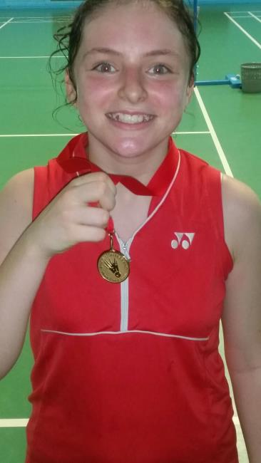 Lowri’s already a badminton starlet!
