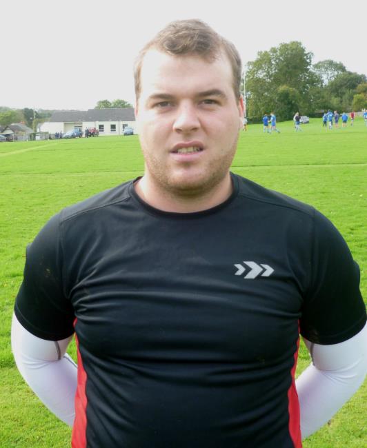 Lewis Murphy - try for Llangwm