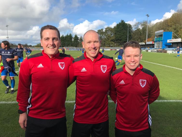 Lee Evans, Ross Edwards and Cilan Thomas