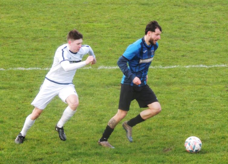 Leon Luby - on his way to scoring for Hakin