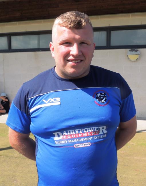 Liam Wilkes - another two tries for Fishguard hooker