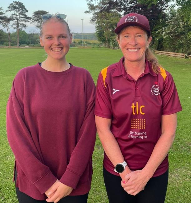 Lilly Thomas and Pam Asson