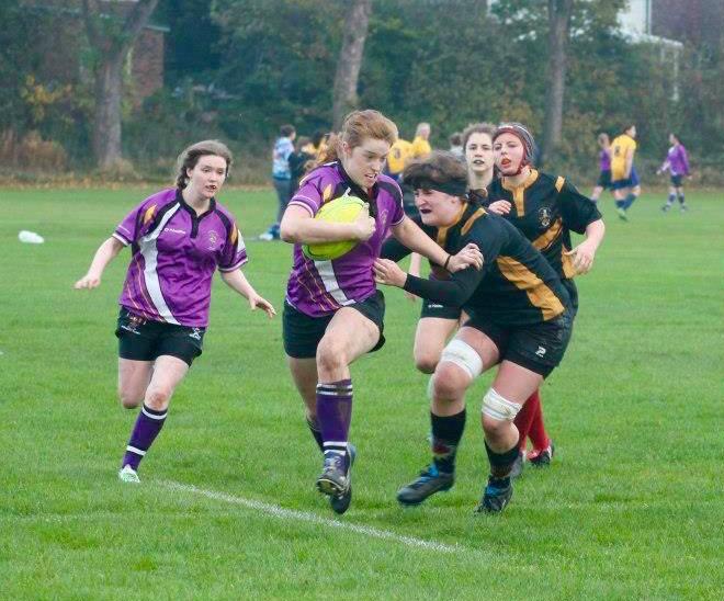 Lisa Neumann makes a break