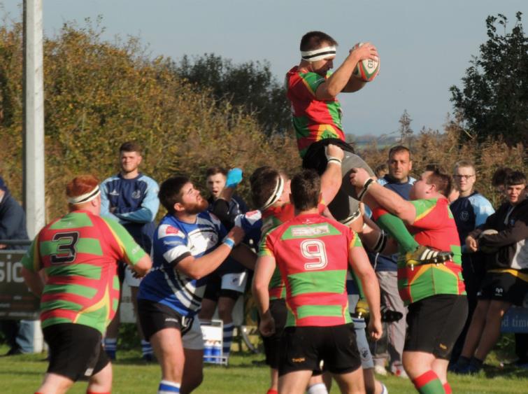 Llanybydder win this lineout