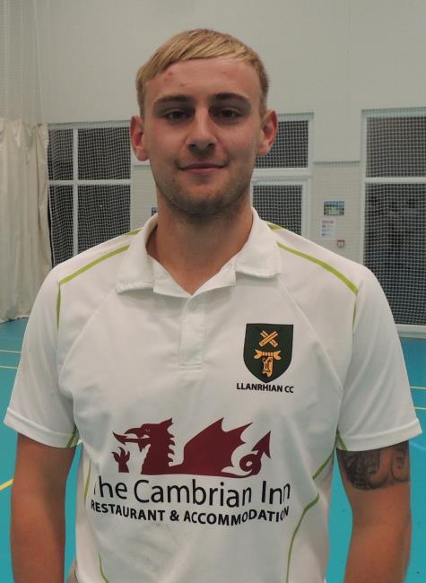 Llion Williams - in his Llanrhian kit - but scoring three tries for The Saints