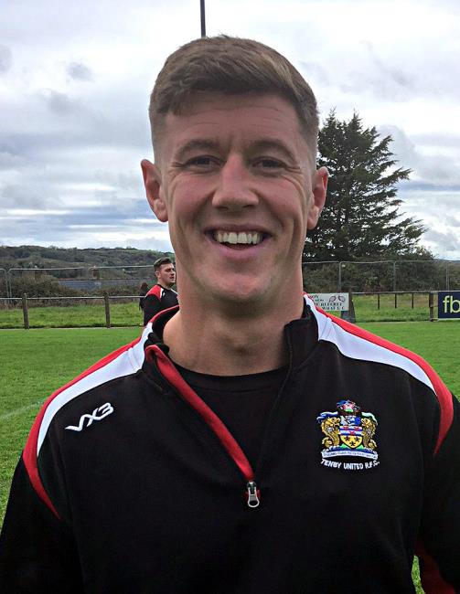 Lloyd Thomas - man of match for Tenby