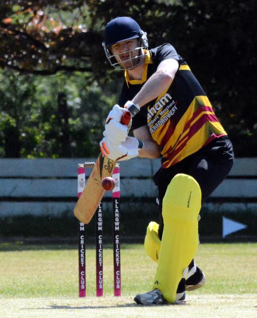 Matthew Kiff - half century for Llangwm