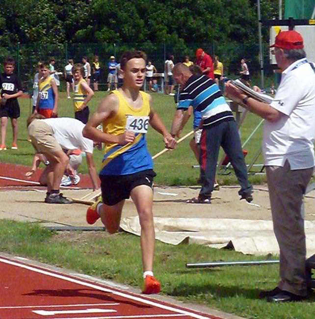 Matthew’s making his mark in middle distance running