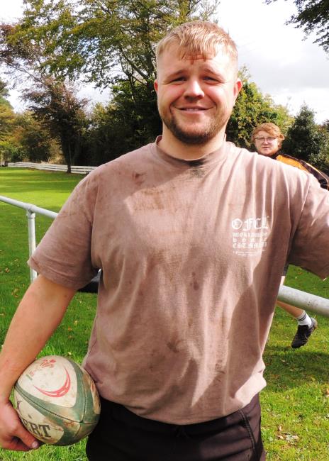 Matthew Rees - try for Llangwm front rower