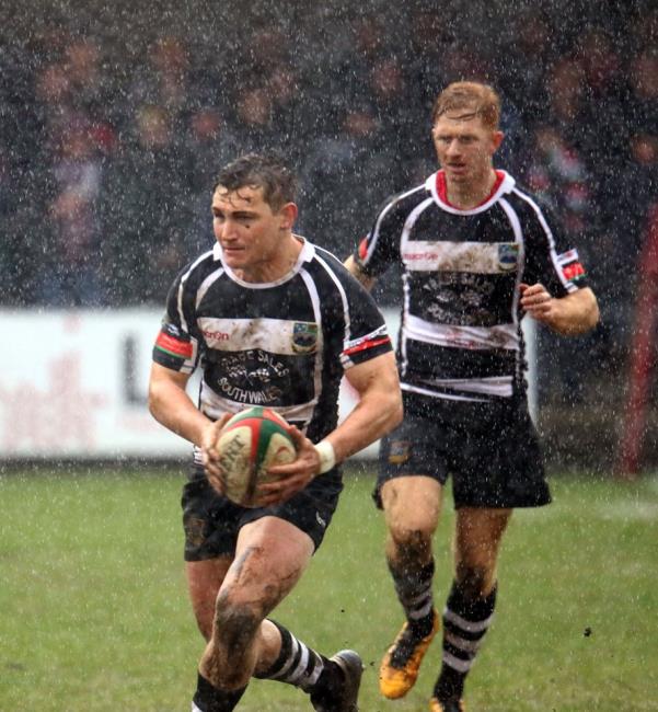 Matthew kicks for touch