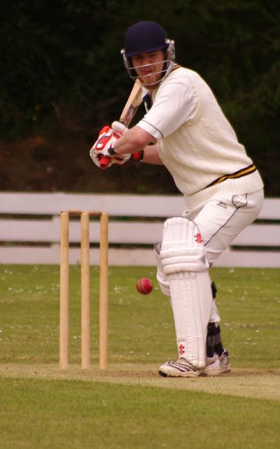 Matthew Kiff struck 22 runs for Llangwm