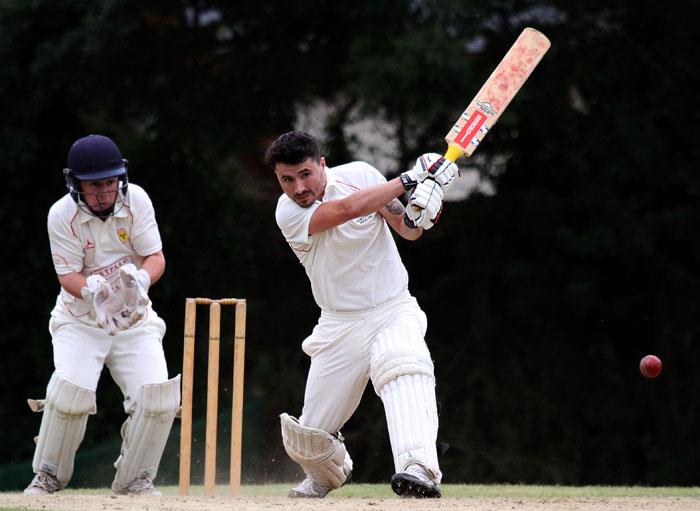 Mark Thomas batting for Whitland II