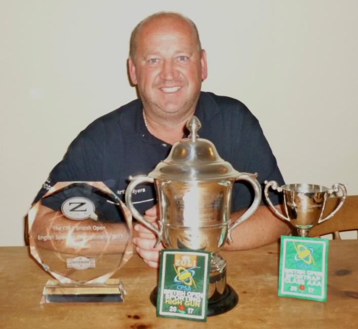 Martin Myers with silverware