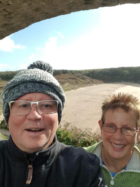 Martin and wife Yvonne