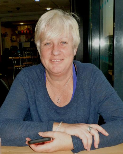 Mel Marshalsey in relaxed mode