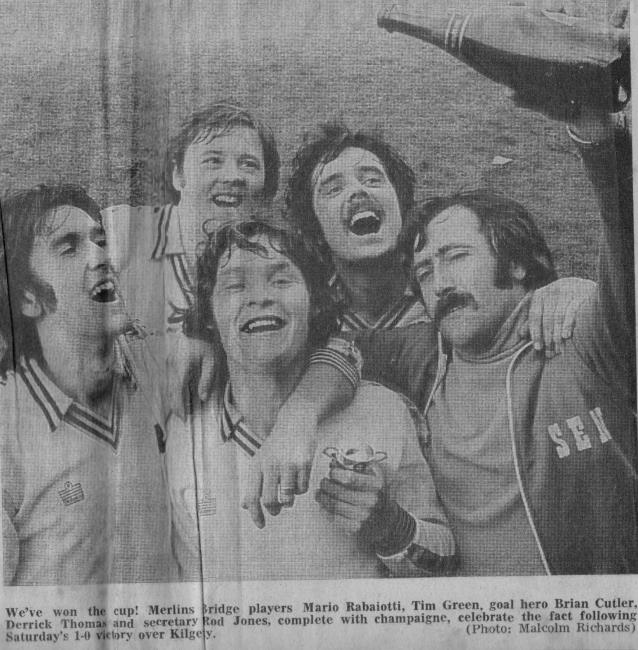 Merlins Bridge Cup Final 1979