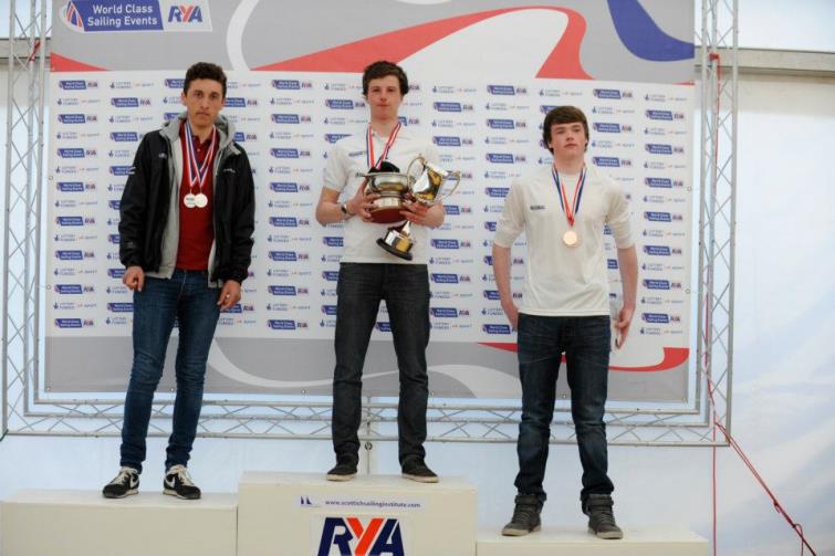 Michael Beckett on the podium