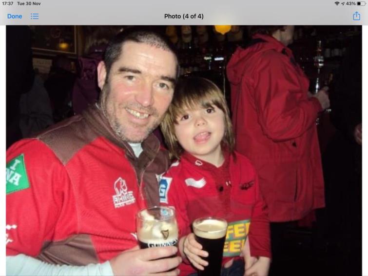 Mike and his son Oliver