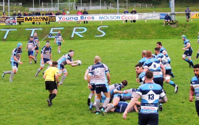 Midfield action as The Otters attack