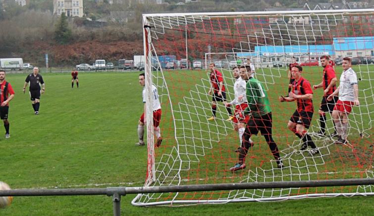 Milford United go close at a corner