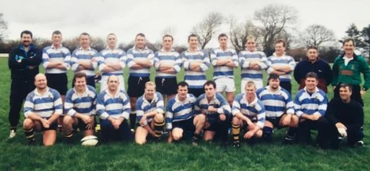 ?Andrew Milne enjoyed a spell with Llangwm RFC