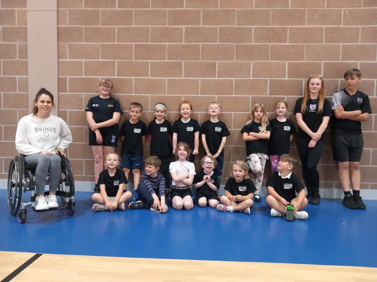 Pictured is a previous multi-sport session with Young Ambassadors from  HHVCS.