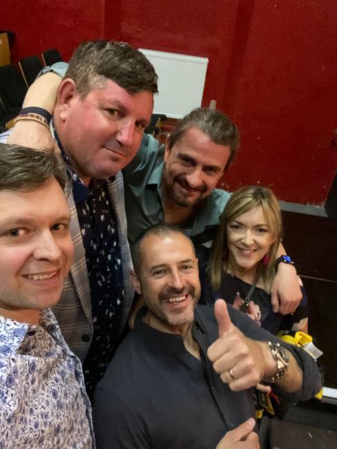 Myles, Helen, John and friends