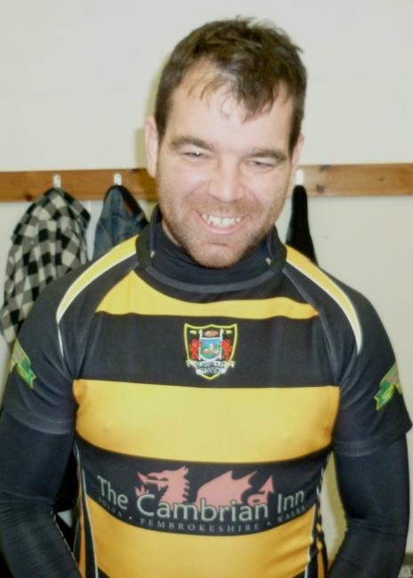 Noel Lyons - scored St Davids only try at Milford Haven