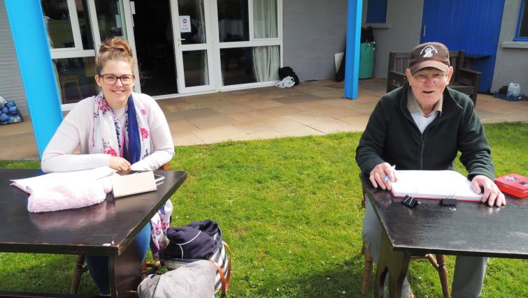 Scorers - Natalie Thomas and John Laugharne