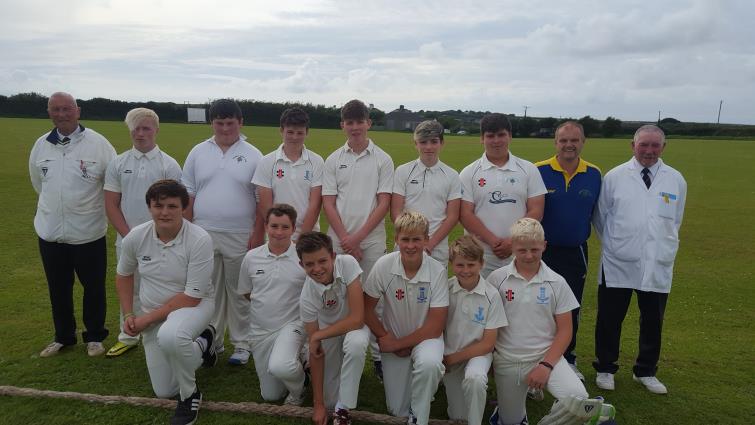 Carew Under 15s - champions