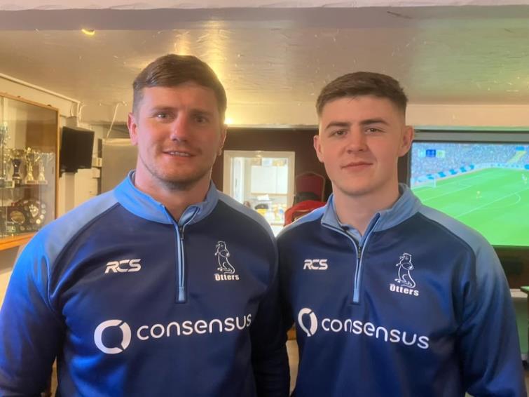 Narberth try scorers - Tom Powell and Ilan Phillips