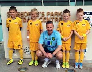 Pembrokeshire junior players train at St George Park