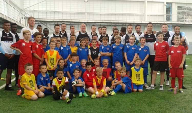 Pembrokeshire junior players train at St George Park