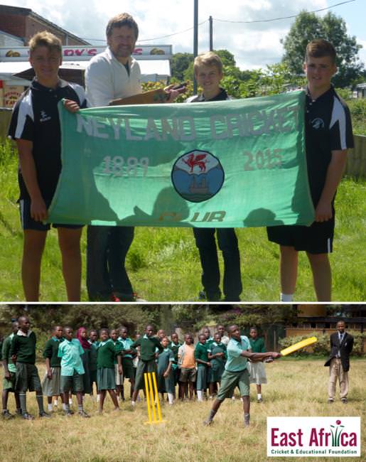 Neyland Juniors aid East Africa Cricket and Educational Foundation