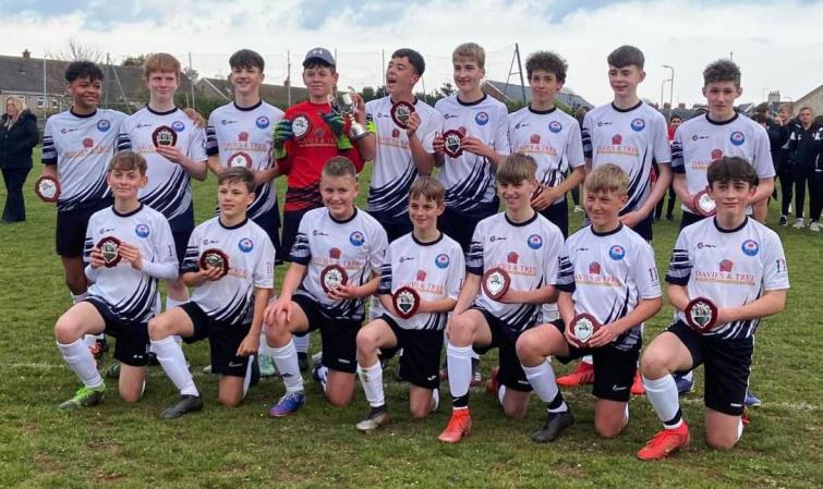 Neyland Pirates - U14s cup winners