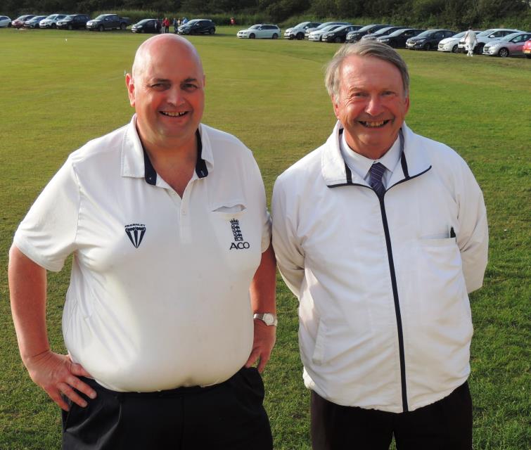 Umpires - Neil Thomas and Steve Blowes